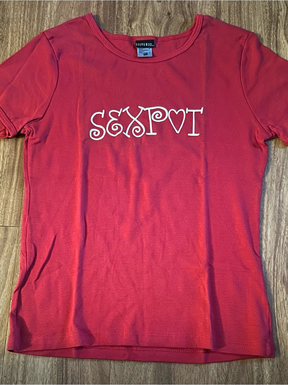 Silver Jeans Red 'SEXPOT' Graphic Tee my